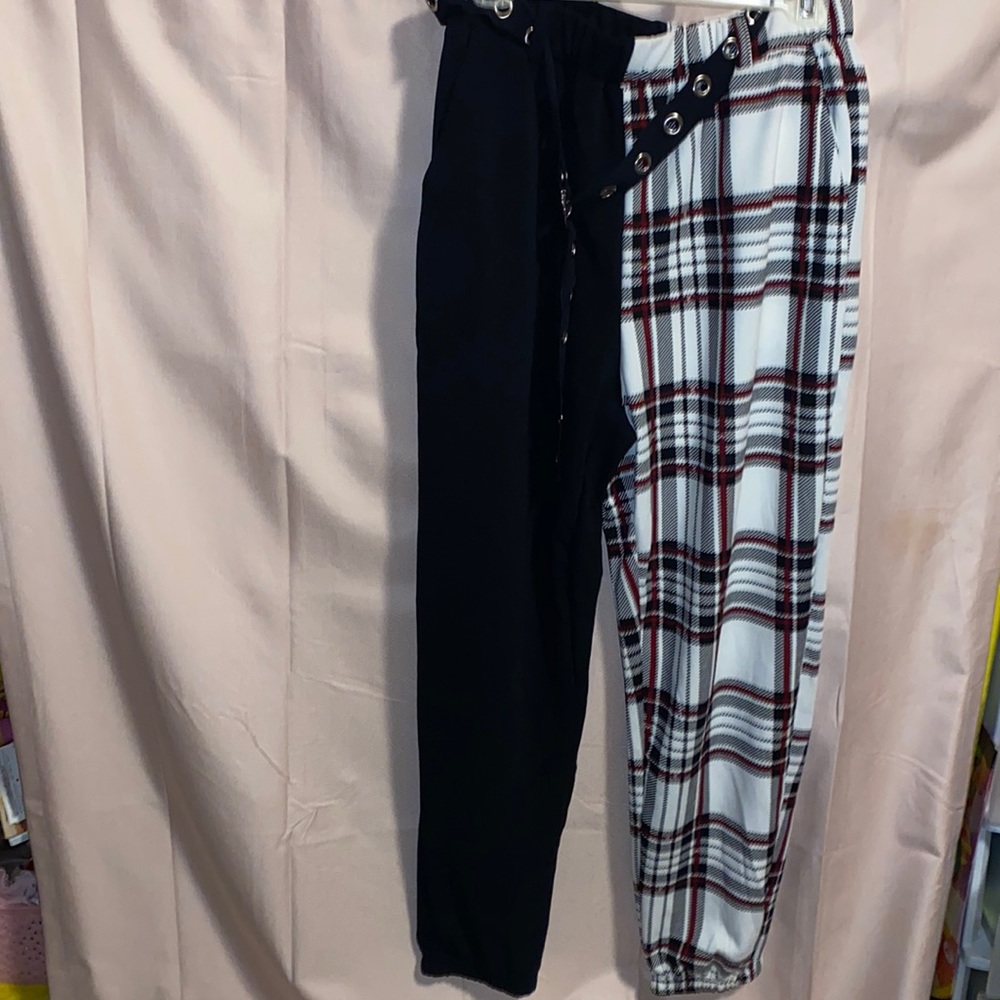 Shein Two Toned Stretchy Pants